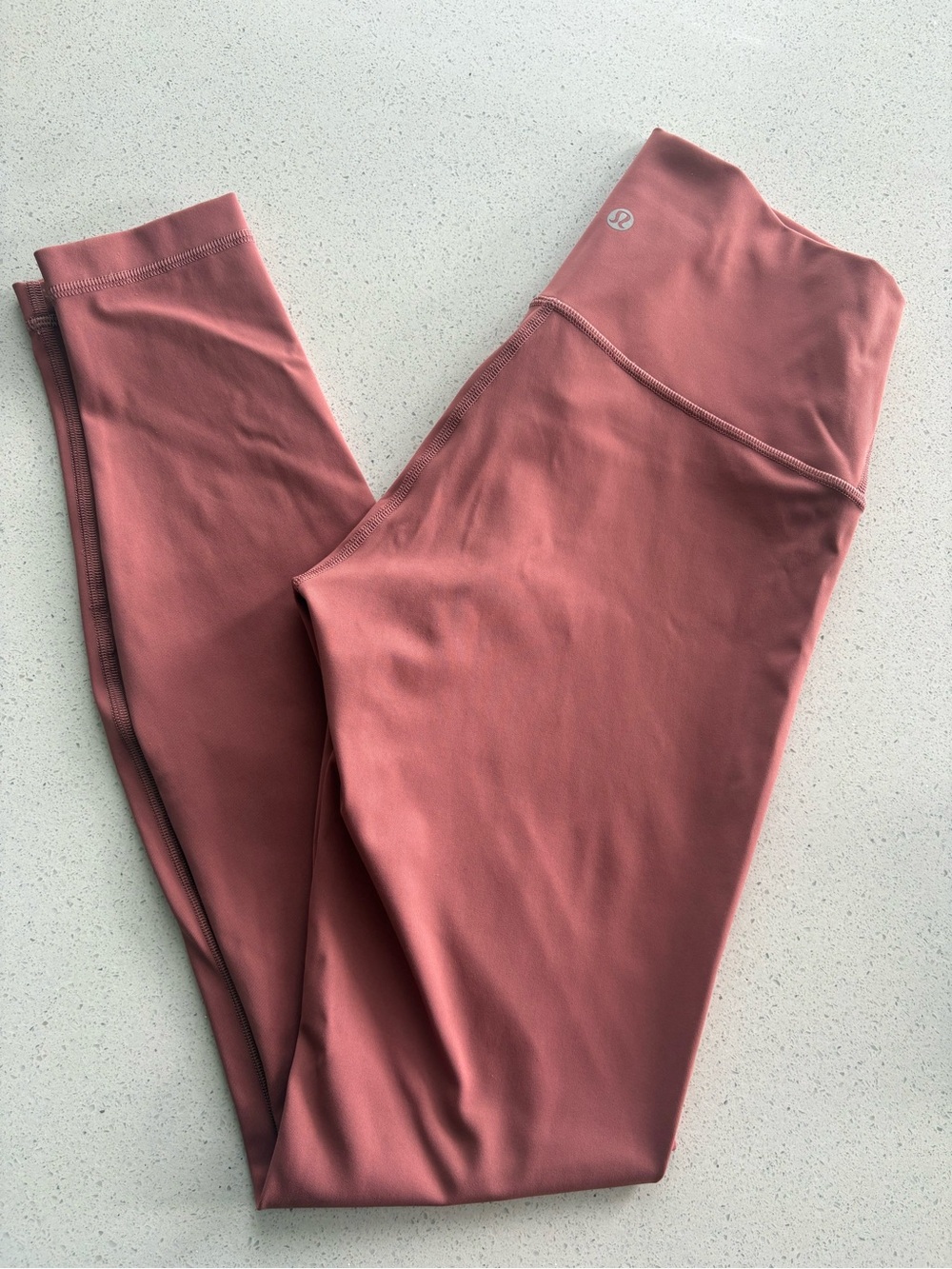 Lululemon High-Rise Leggings in Dusty Rose